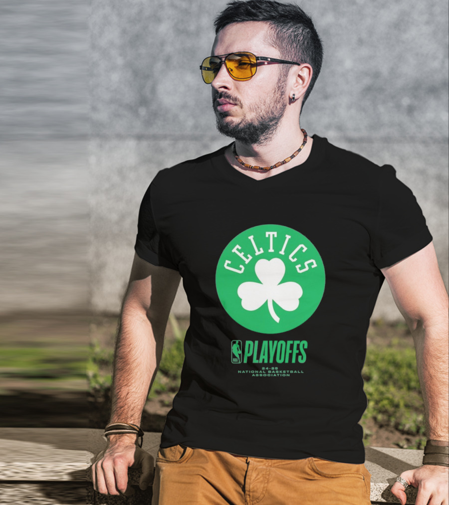 Boston Celtics Playoffs 2025 National Basketball Association T-Shirt