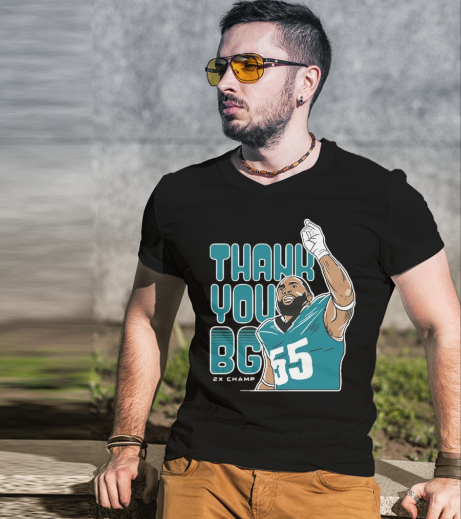 Brandon Graham Thank You BG T-Shirt