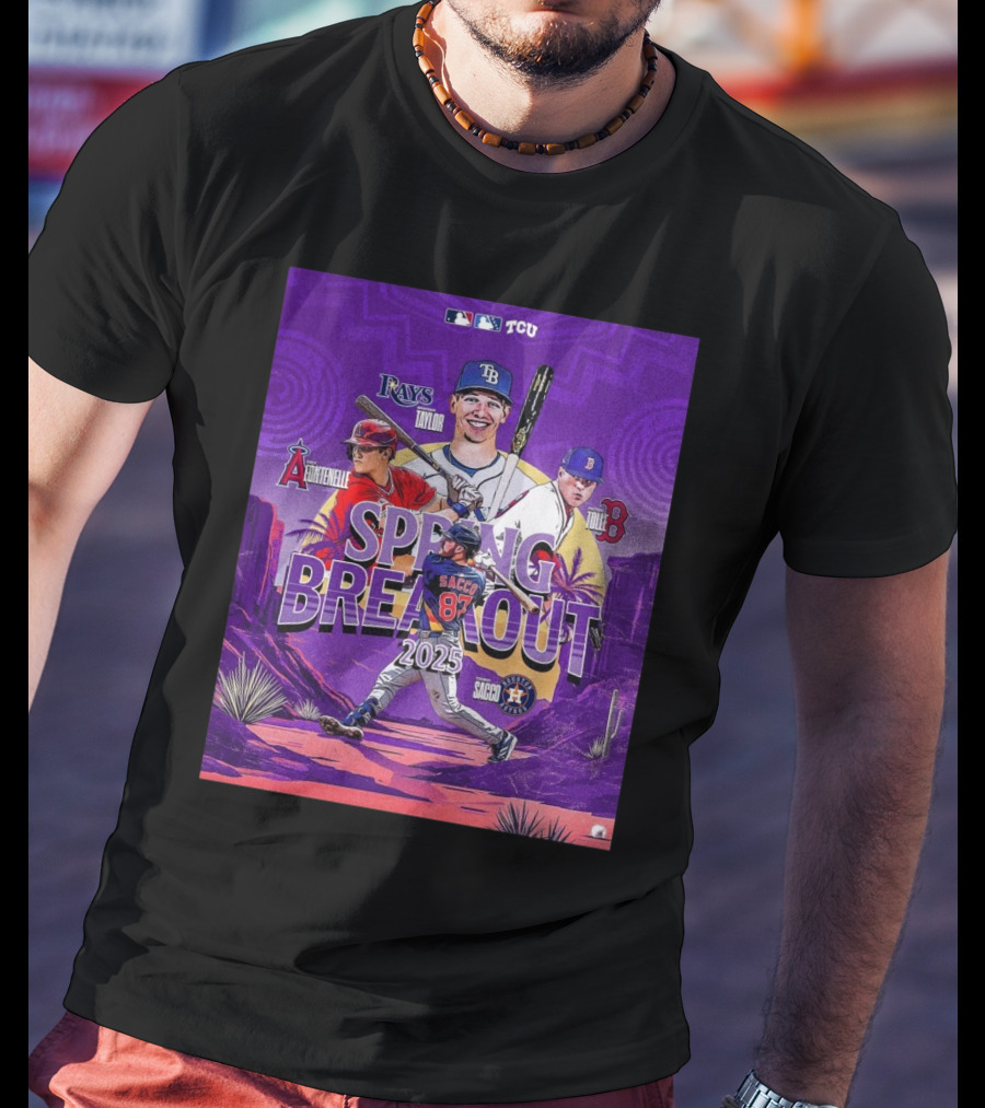Brayden Taylor Cole Fontenelle Payton Tolle Tommy Sacco MLB Baseball Spring Breakout 2025 T-Shirt
