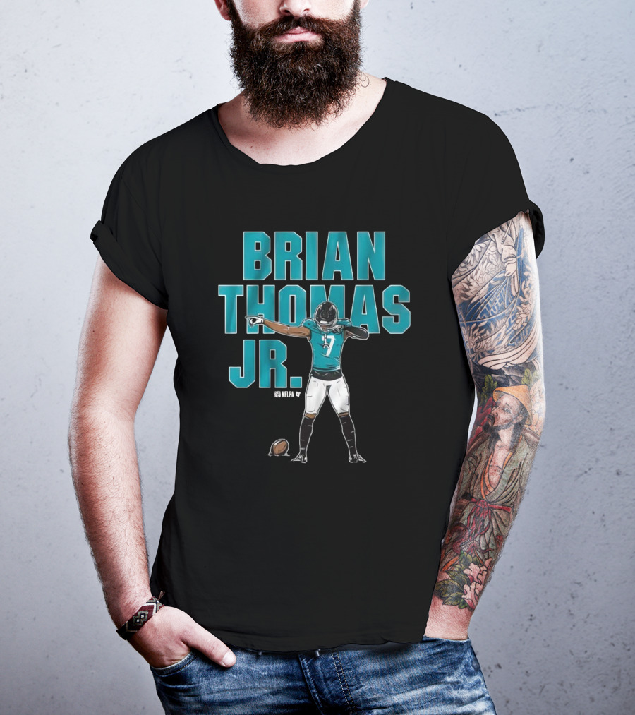 Brian Thomas Jr Superstar Pose Jacksonville Jaguars Football NFL T-Shirt