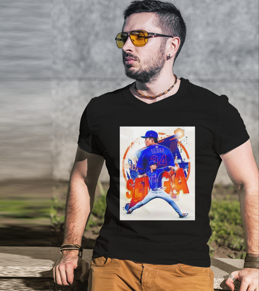 Bright Lights Senga Kodai New York Mets T-Shirt