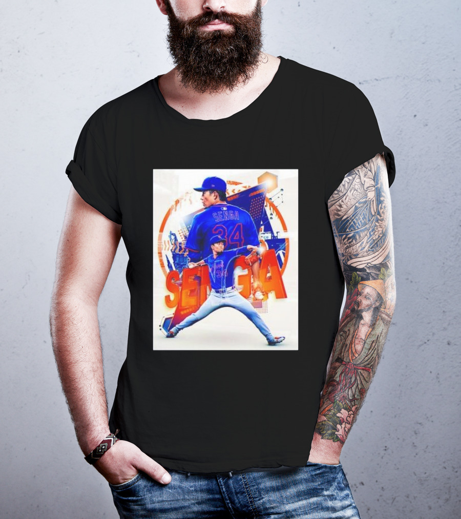 Bright Lights Senga Kodai New York Mets T-Shirt