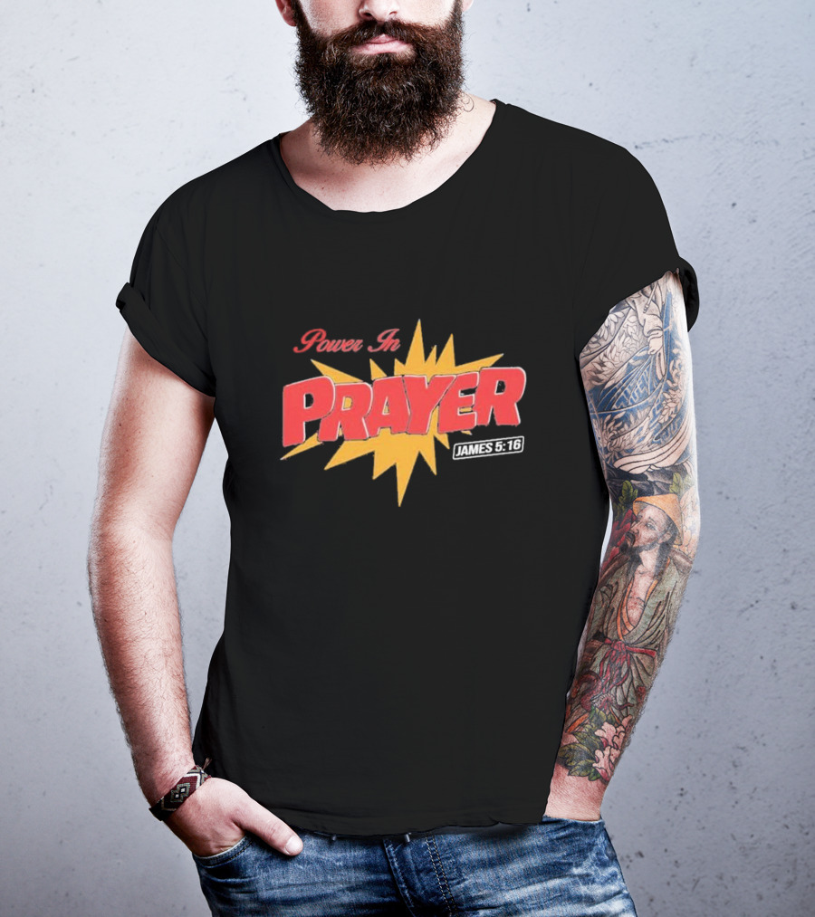 Bryce Crawford Merch Power In Prayer 90’s Cartoon T-Shirt