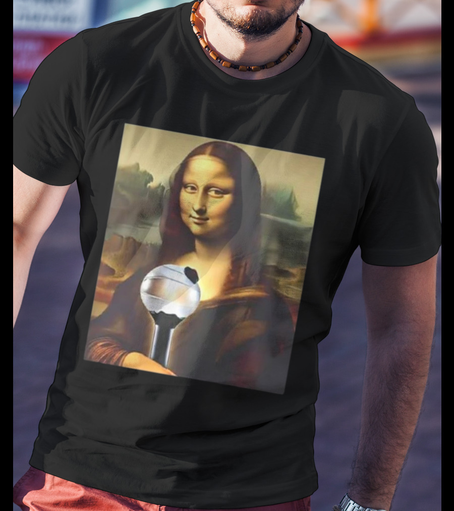 BTS J-hope Mona Lisa Holding ARMY Bomb T-Shirt