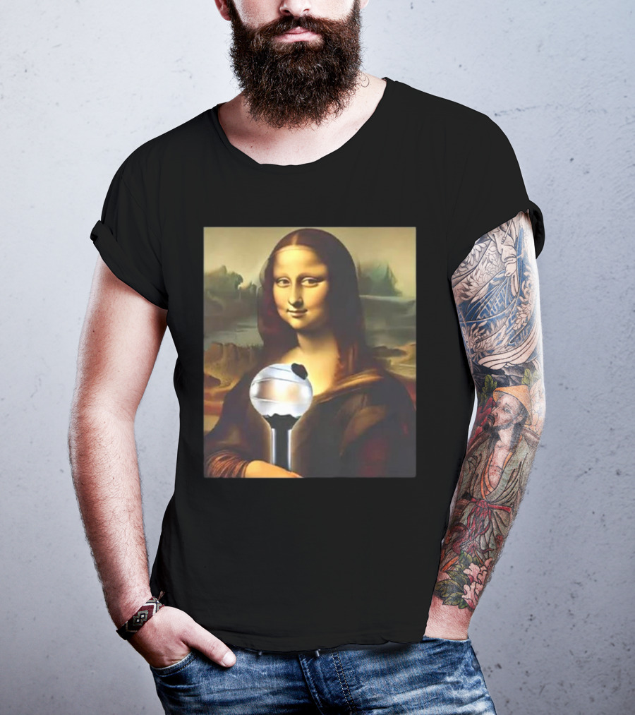 BTS J-hope Mona Lisa Holding ARMY Bomb T-Shirt