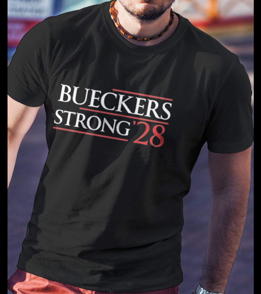 Bueckers Strong ’28 Basketball Fan Apparel T-Shirt