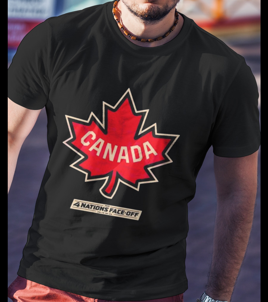 Canada 2025 4 Nations Face Off Vintage T-Shirt