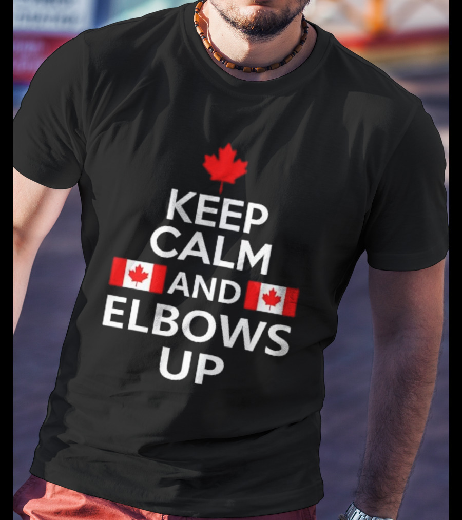 Canada Keep Calm And Elbows Up T-Shirt