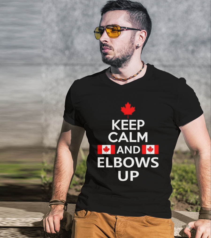 Canada Keep Calm And Elbows Up T-Shirt