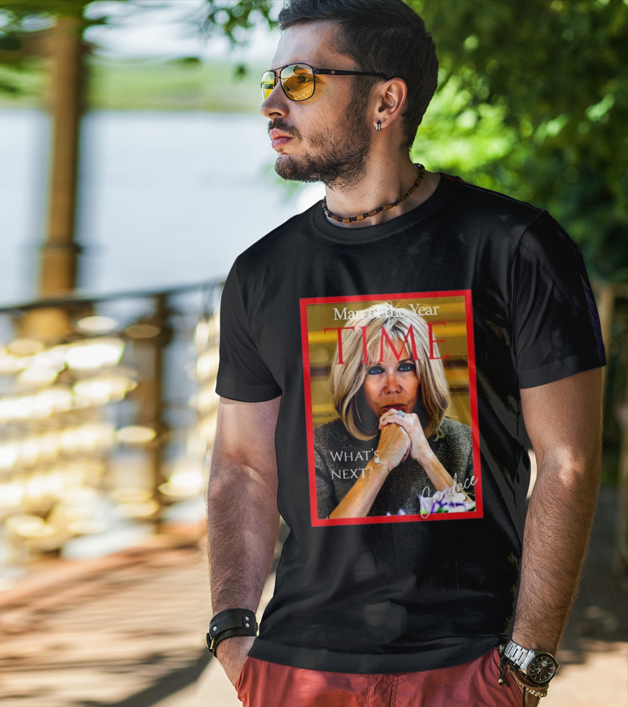 Candace Owens Brigitte Macron Man Of The Year Time T-Shirt