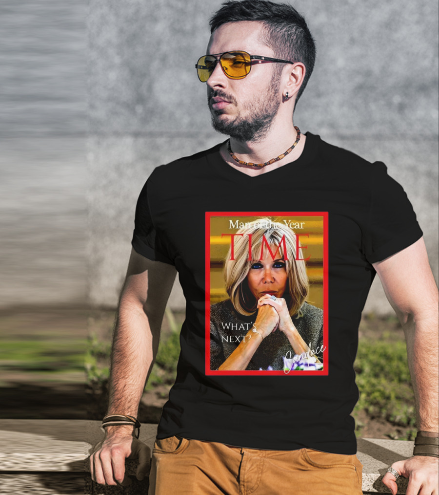 Candace Owens Brigitte Macron Man Of The Year Time T-Shirt