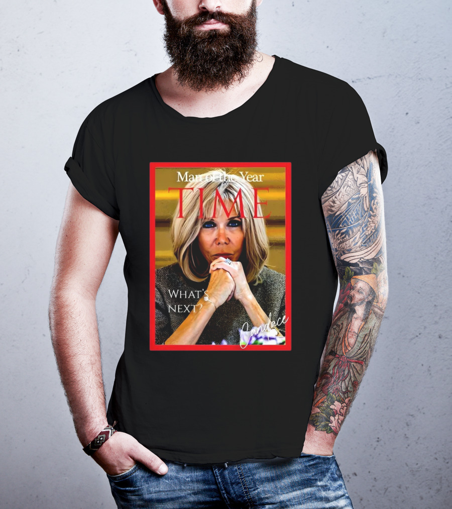 Candace Owens Brigitte Macron Man Of The Year Time T-Shirt