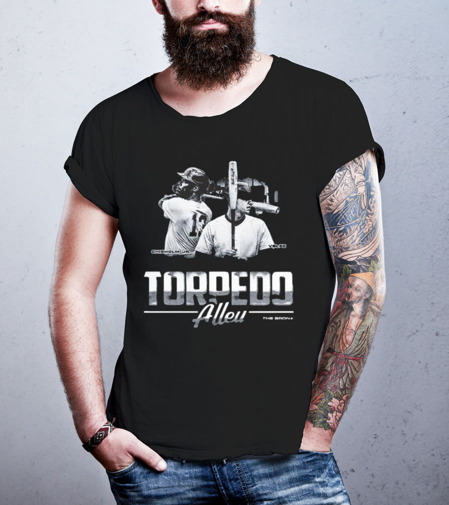 Chisholm Jr Volpe Torpedo Alley The Bronx Yankees T-Shirt