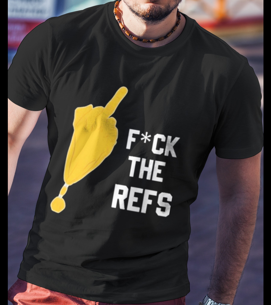 Censored Fuck The Refs Flag T-Shirt