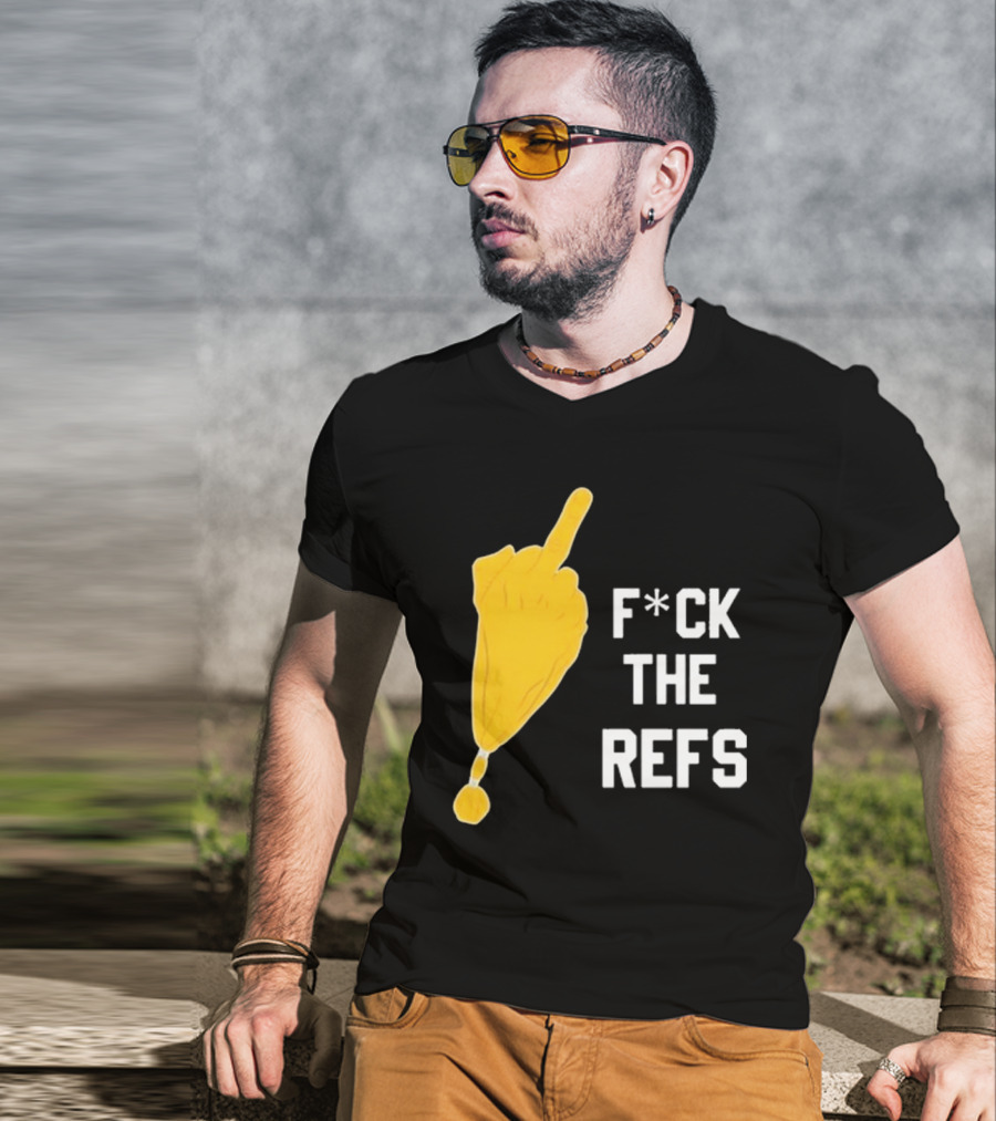 Censored Fuck The Refs Flag T-Shirt