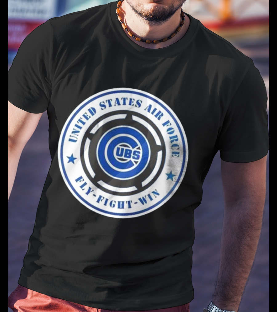 Chicago Cubs United States Air Force Fly Fight Win Military Appreciation Night 2025 T-Shirt