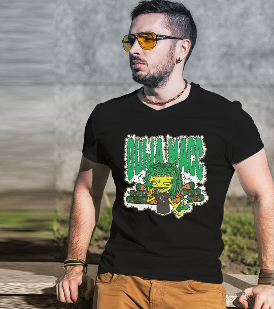 Chapter 17 Records Ouija Macc Stank-Nuggalo 17 Blunts Green T-Shirt