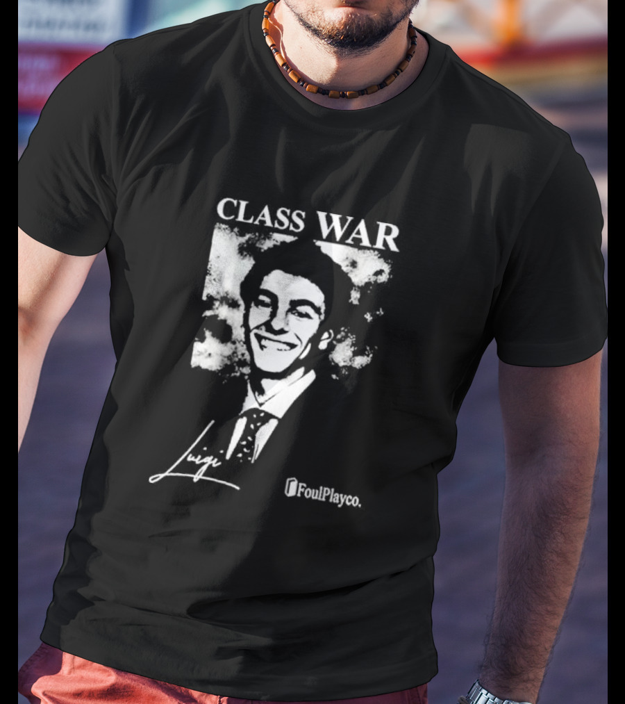 Class War Luigi Foul Play T-Shirt
