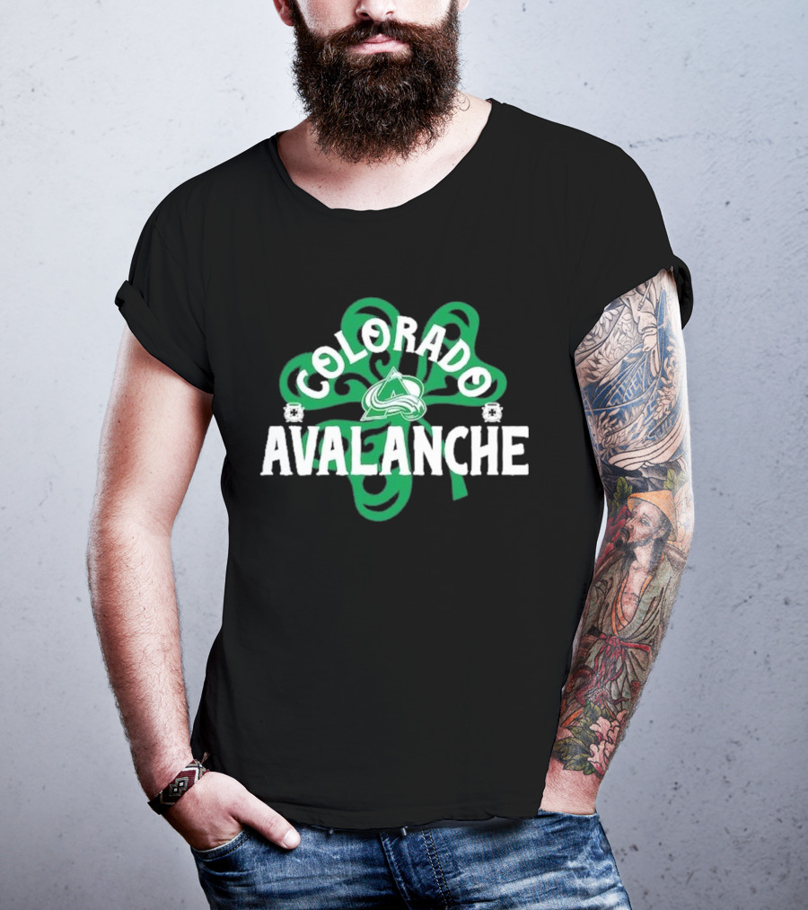 Colorado Avalanche St. Patrick’s Day Richmond Shamrock 2025 T-Shirt