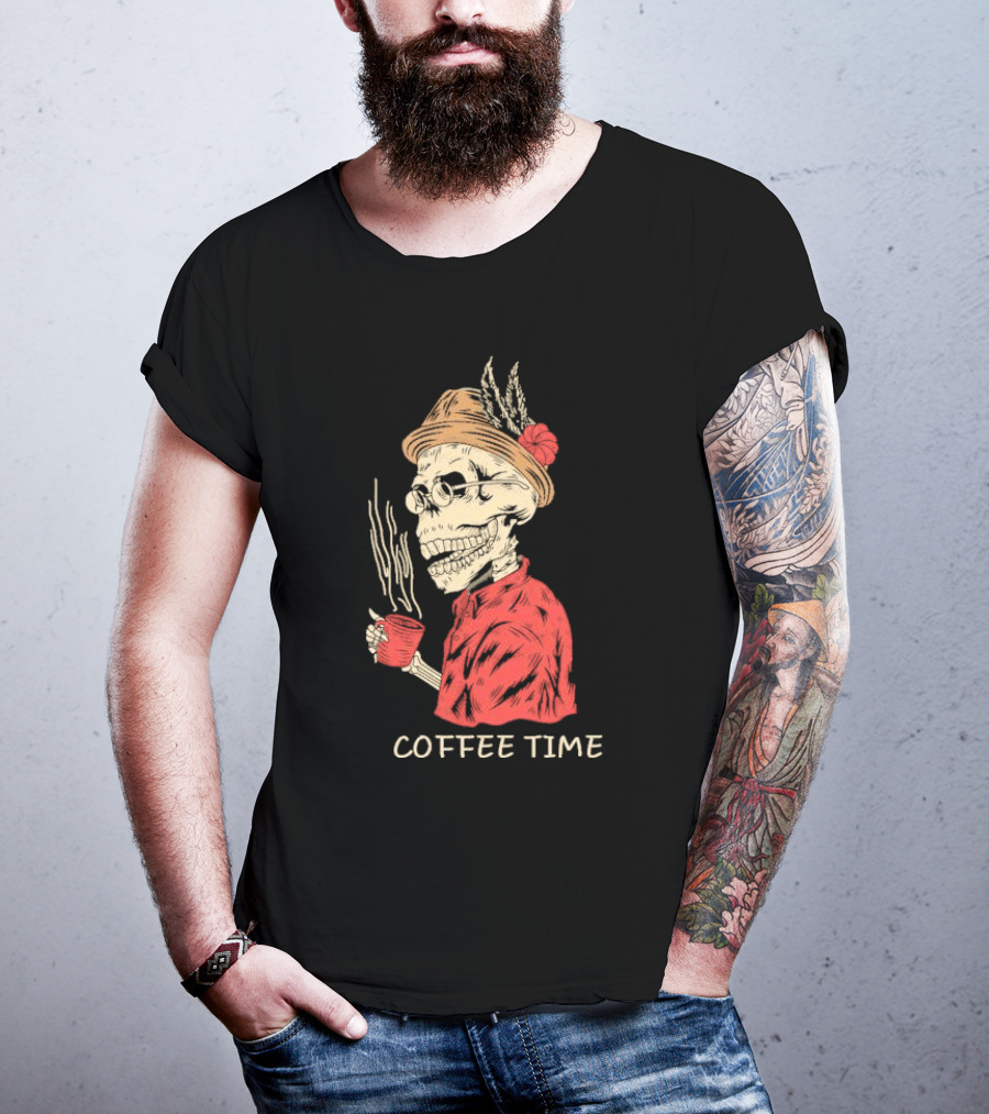 Cowboy Coffee Time T-Shirt