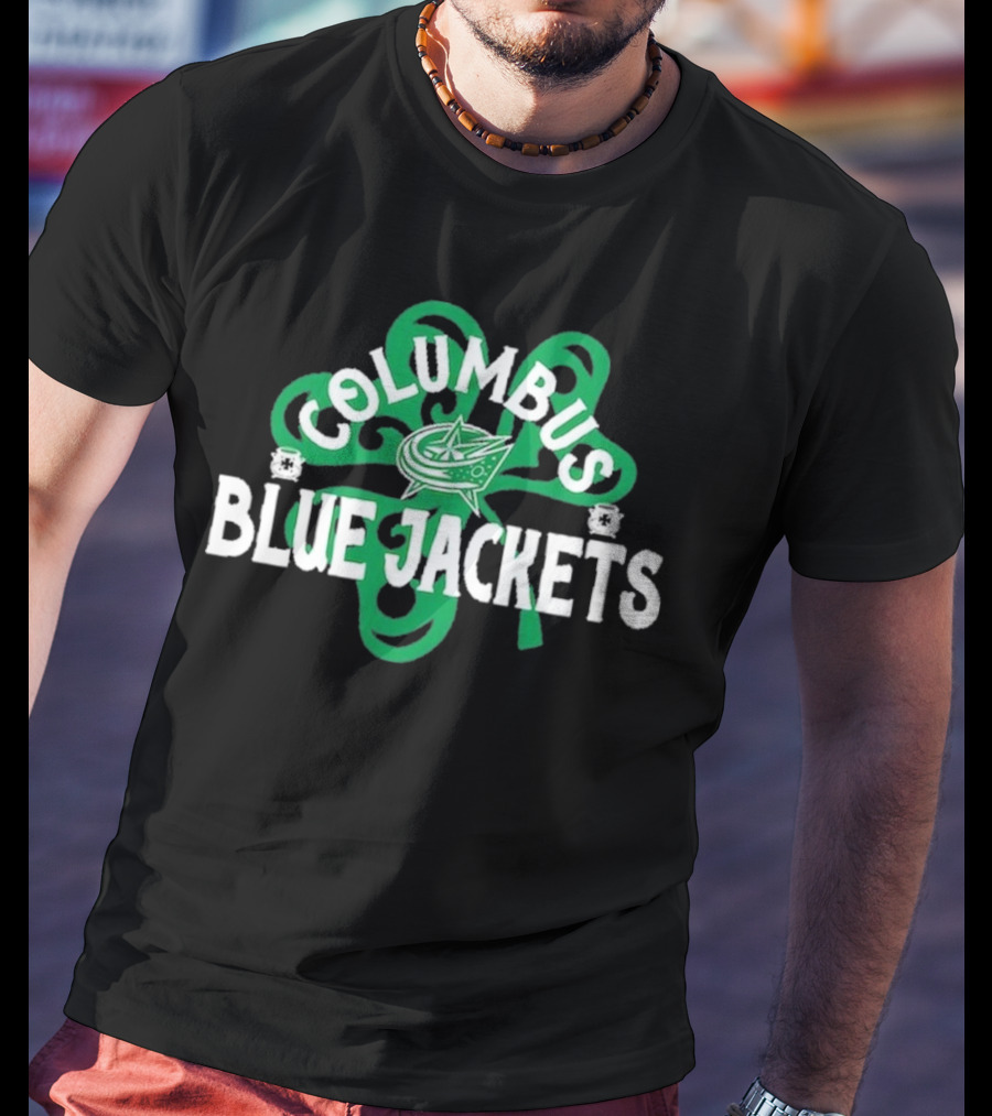 Columbus Hockey St. Patrick’s Day Richmond Shamrock T-Shirt