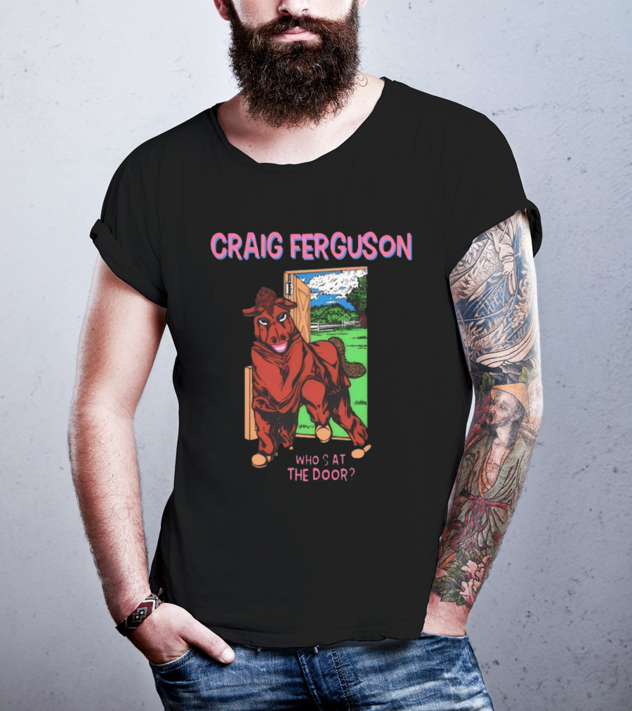 Craig Ferguson Who’s At The Door Painting T-Shirt