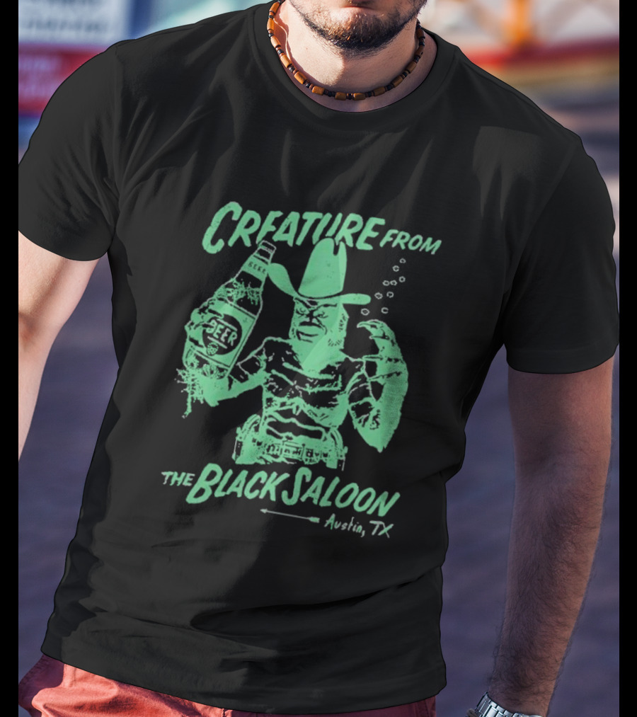 Creature From Black Saloon Austin T-Shirt