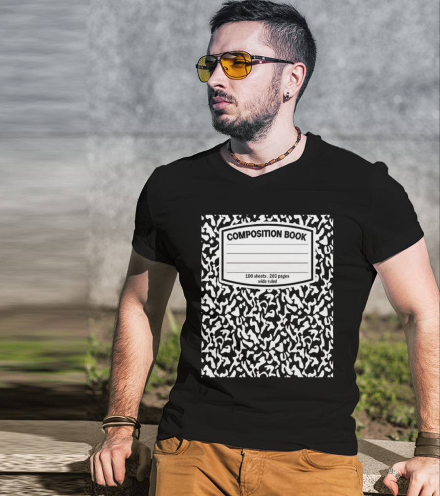 Composition Book Notebook T-Shirt