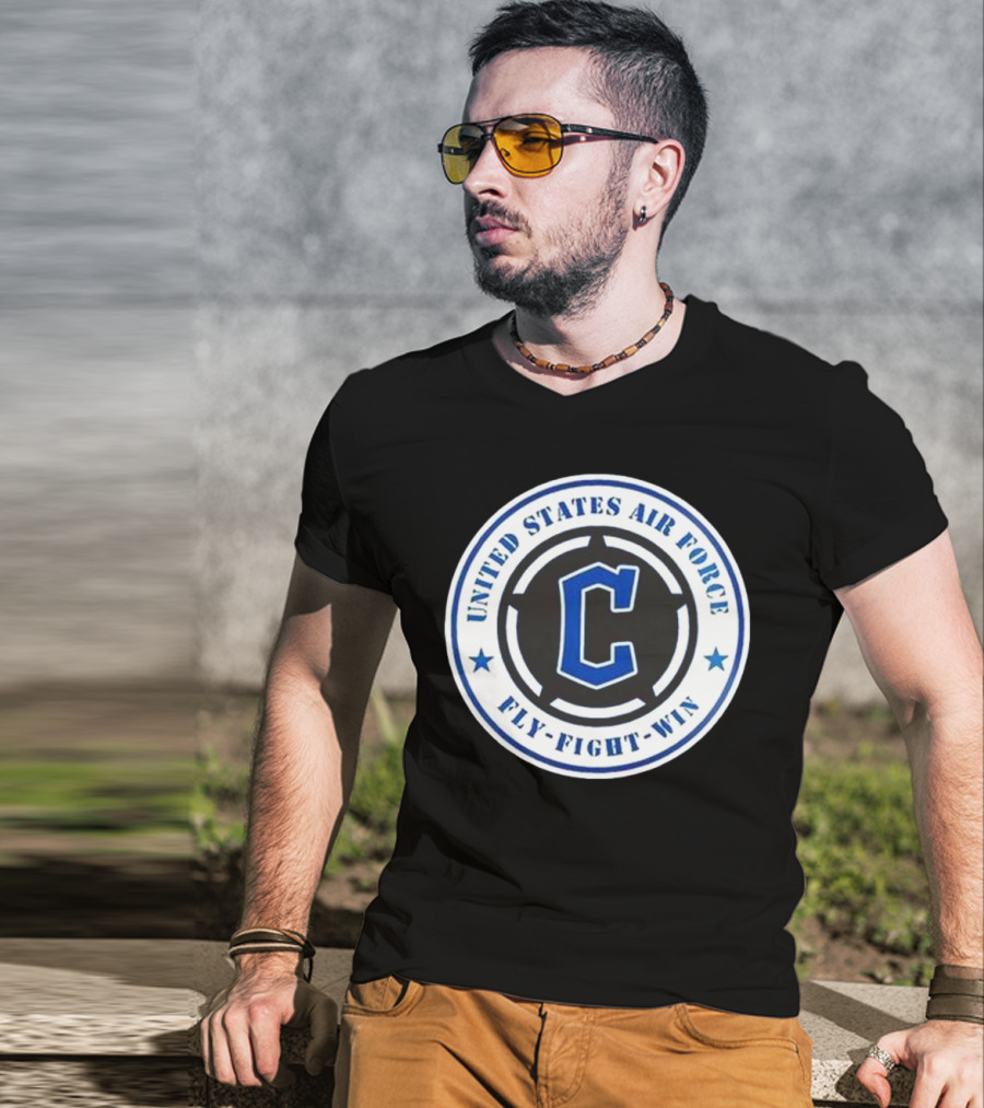 Cleveland Guardians United States Air Force Fly Fight Win Military Appreciation Night 2025 T-Shirt