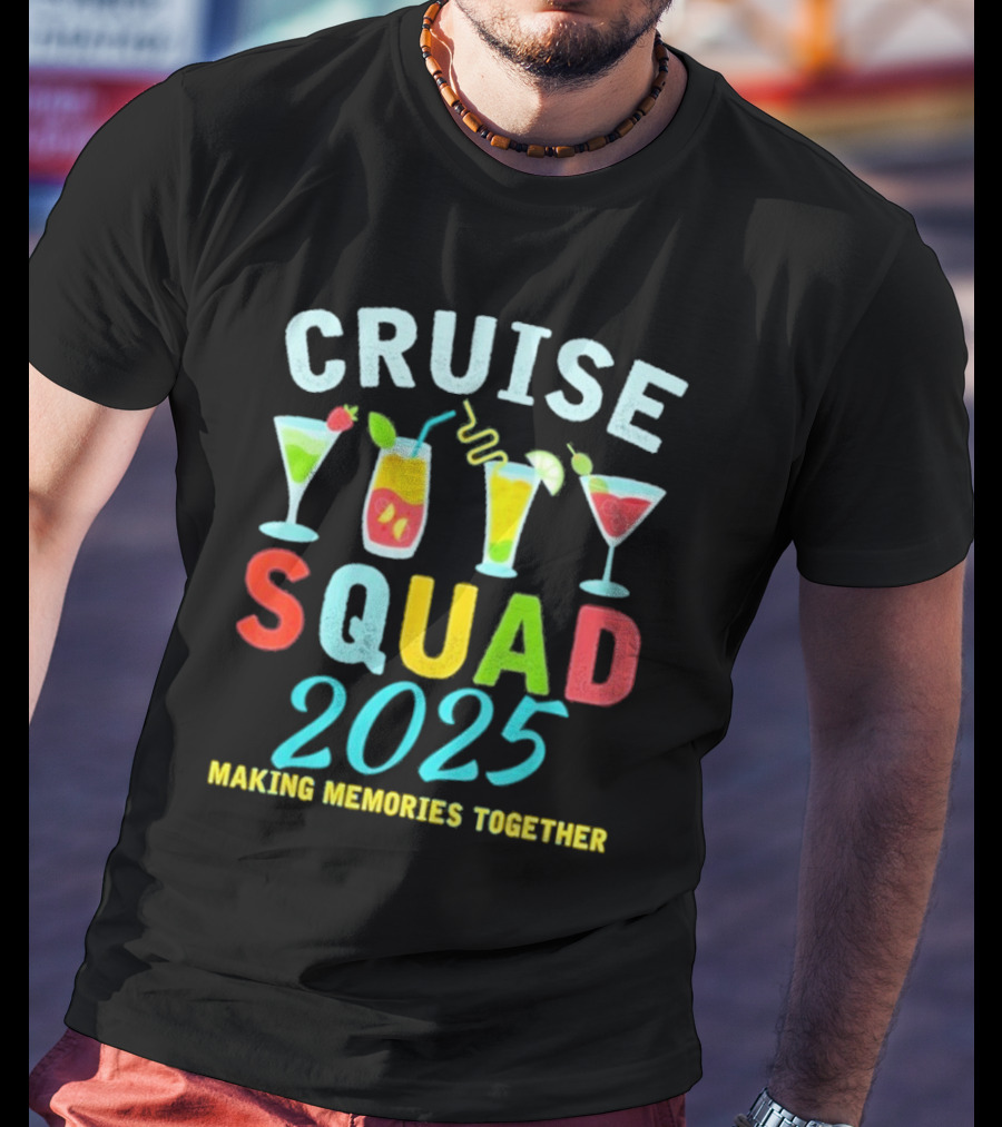 Cruise Squad 2025 Summer Vacation Matching Family Group T-Shirt