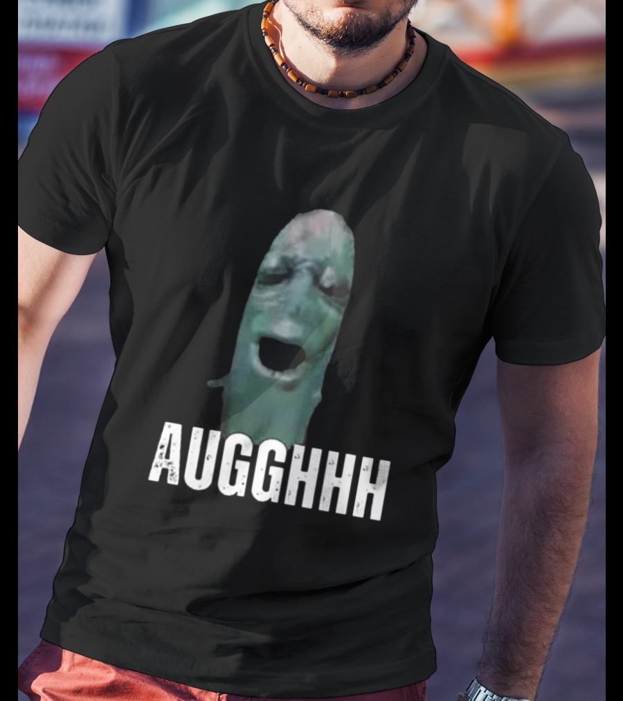 AUGHHHH Cursed Plankton Meme T-Shirt
