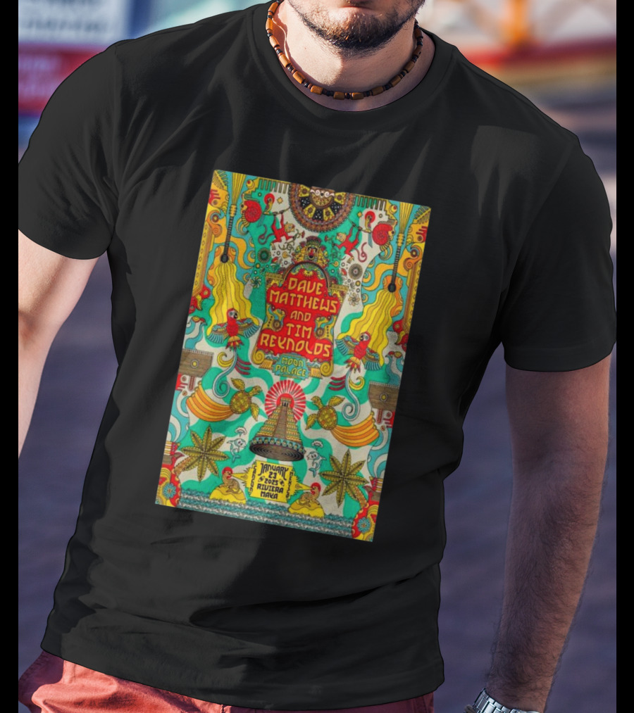 Dave Matthews And Tim Reynolds Moon Palace Riviera Maya, MX Jan 23 2025 Event T-Shirt