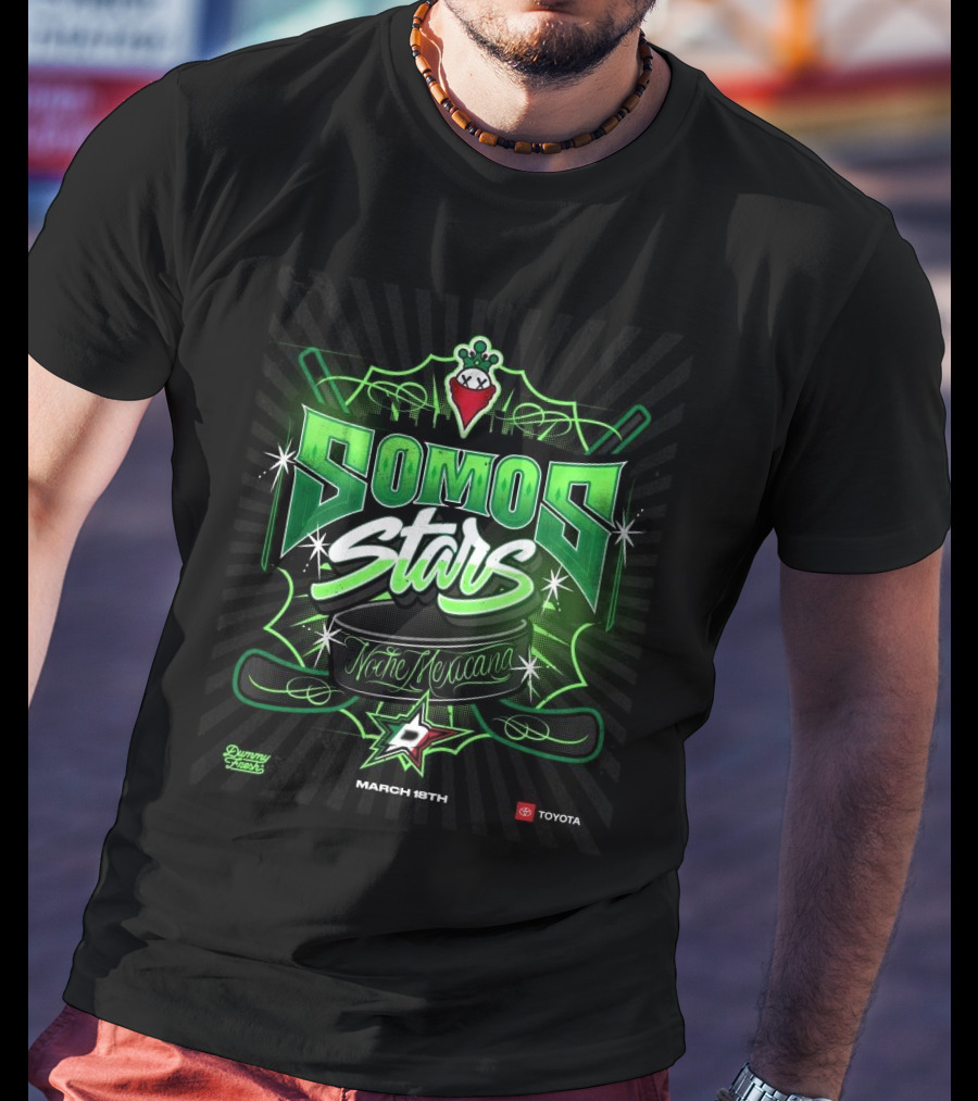 Dallas Stars Feliz Noche Mexicana T-Shirt
