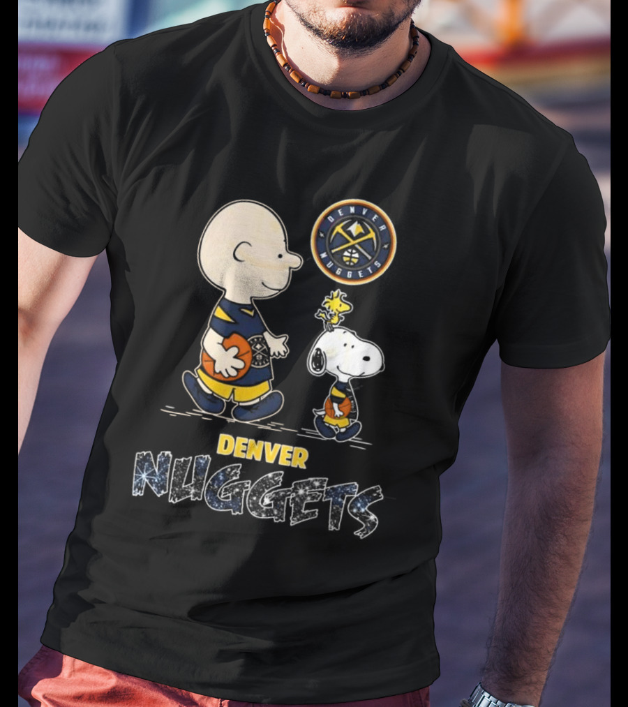 Denver Nuggets Basketball Peanuts Snoopy 2025 T-Shirt