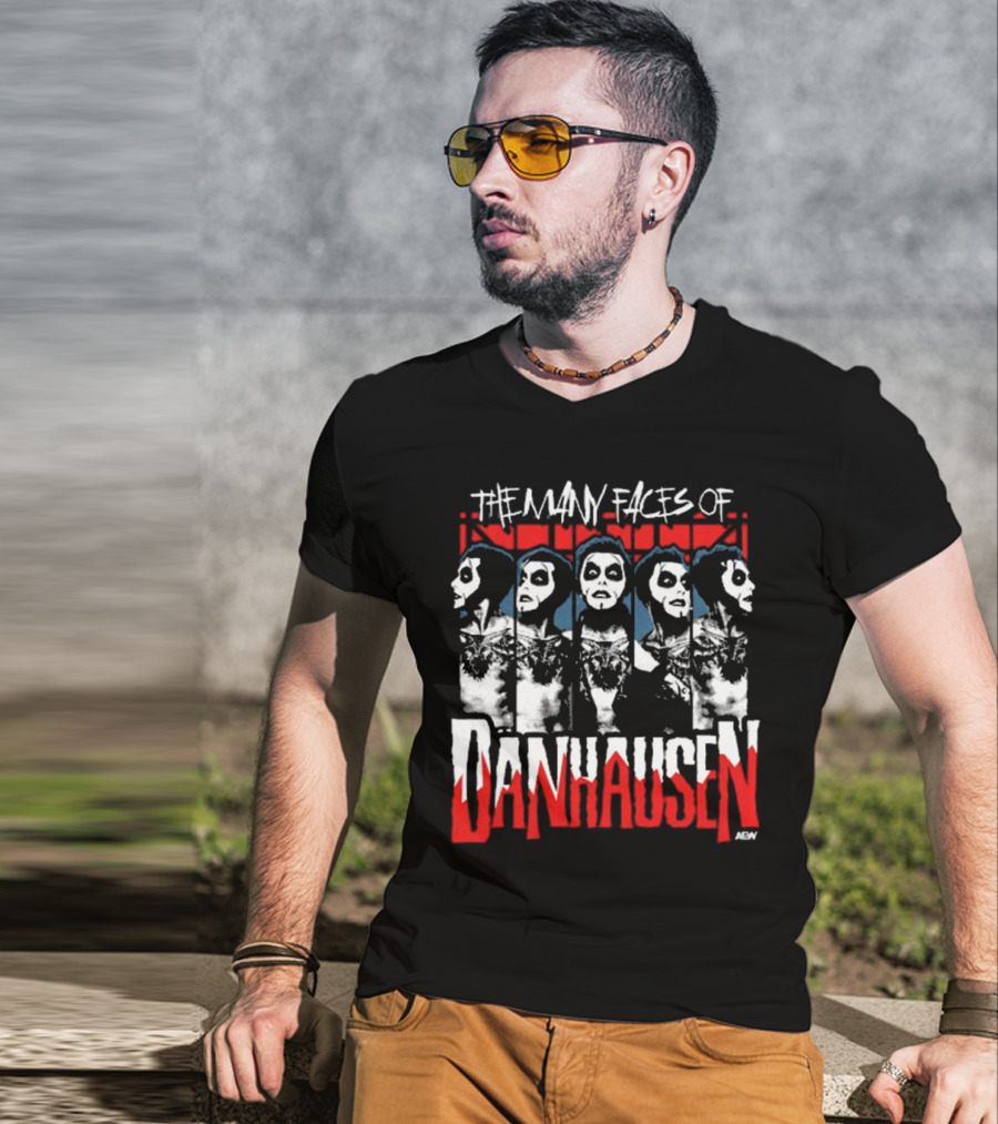 Danhausen – The Many Faces Of Danhausen T-Shirt