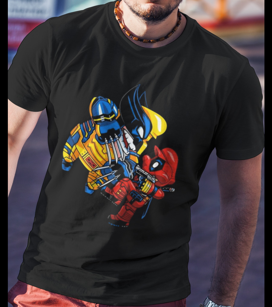 Deadplumber And Warverine Mashup Battle T-Shirt