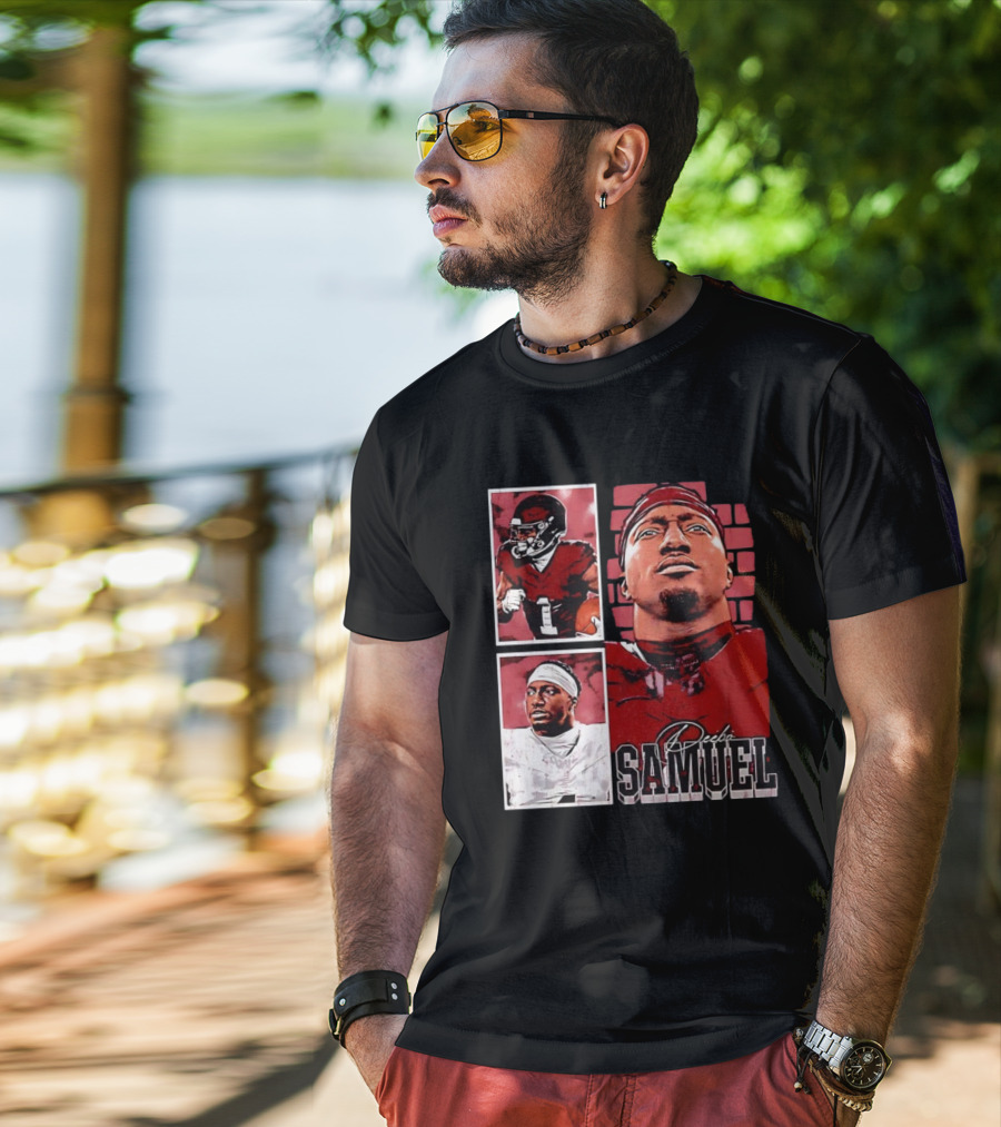 Deebo Samuel Washington Commanders NFLPA Football Signature Vintage T-Shirt