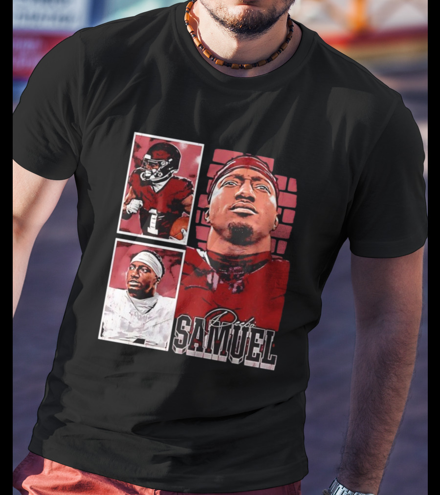 Deebo Samuel Washington Commanders NFLPA Football Signature Vintage T-Shirt