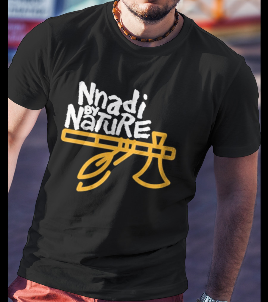 Derrick Nnadi Wearing Nnadi By Nature T-Shirt