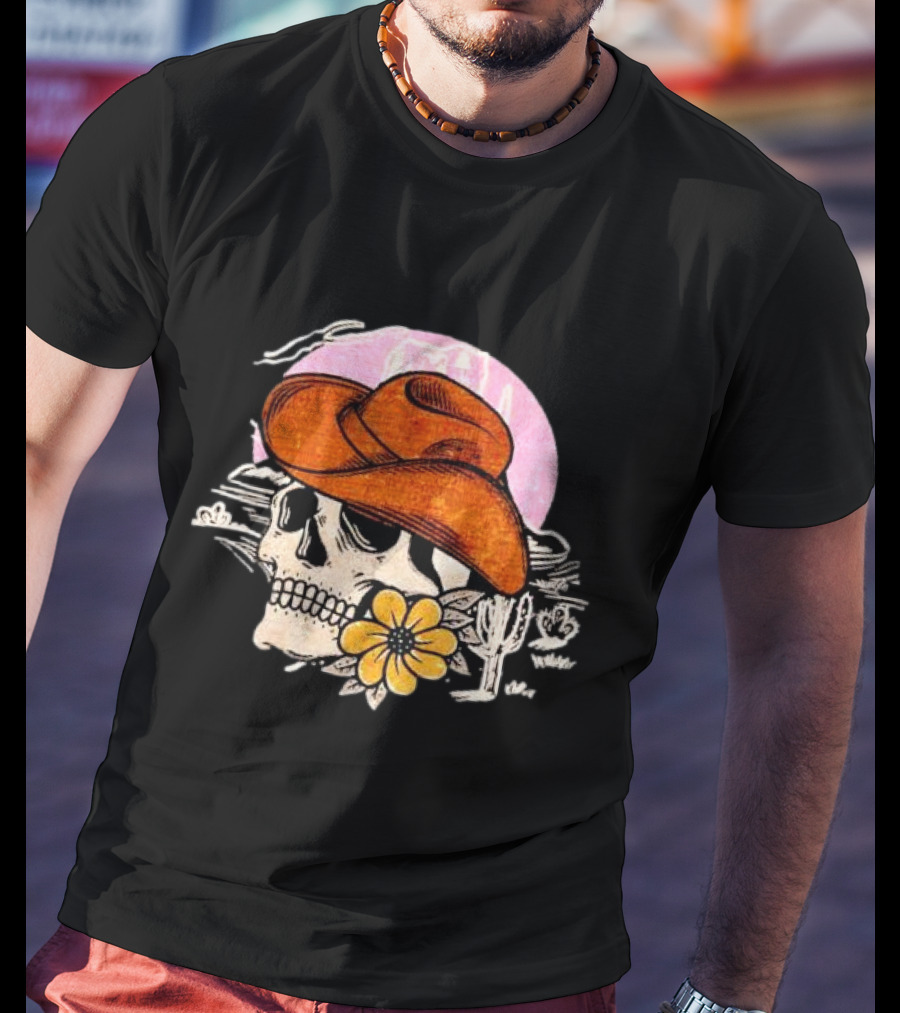 Desert Skeleton Western T-Shirt