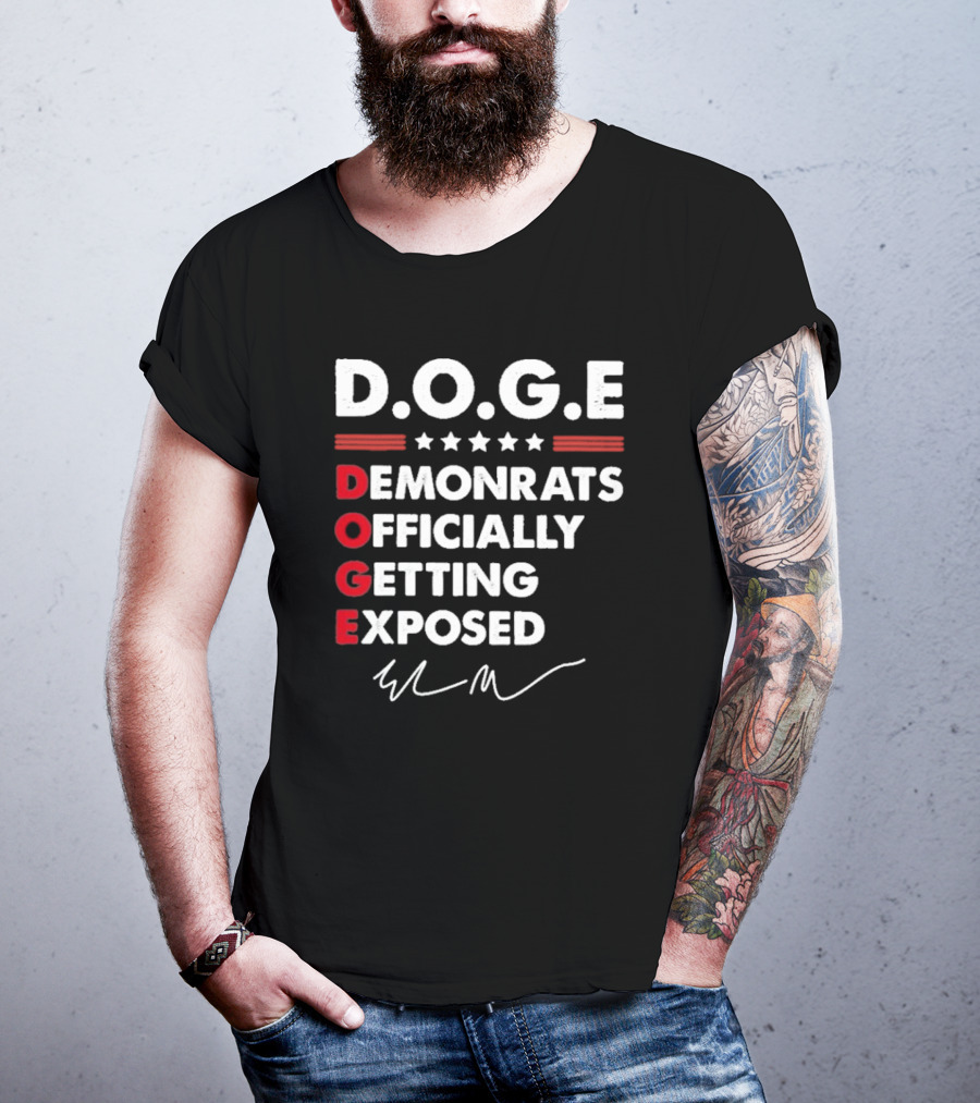 Doge Department Of Government Efficiency Signature T-Shirt
