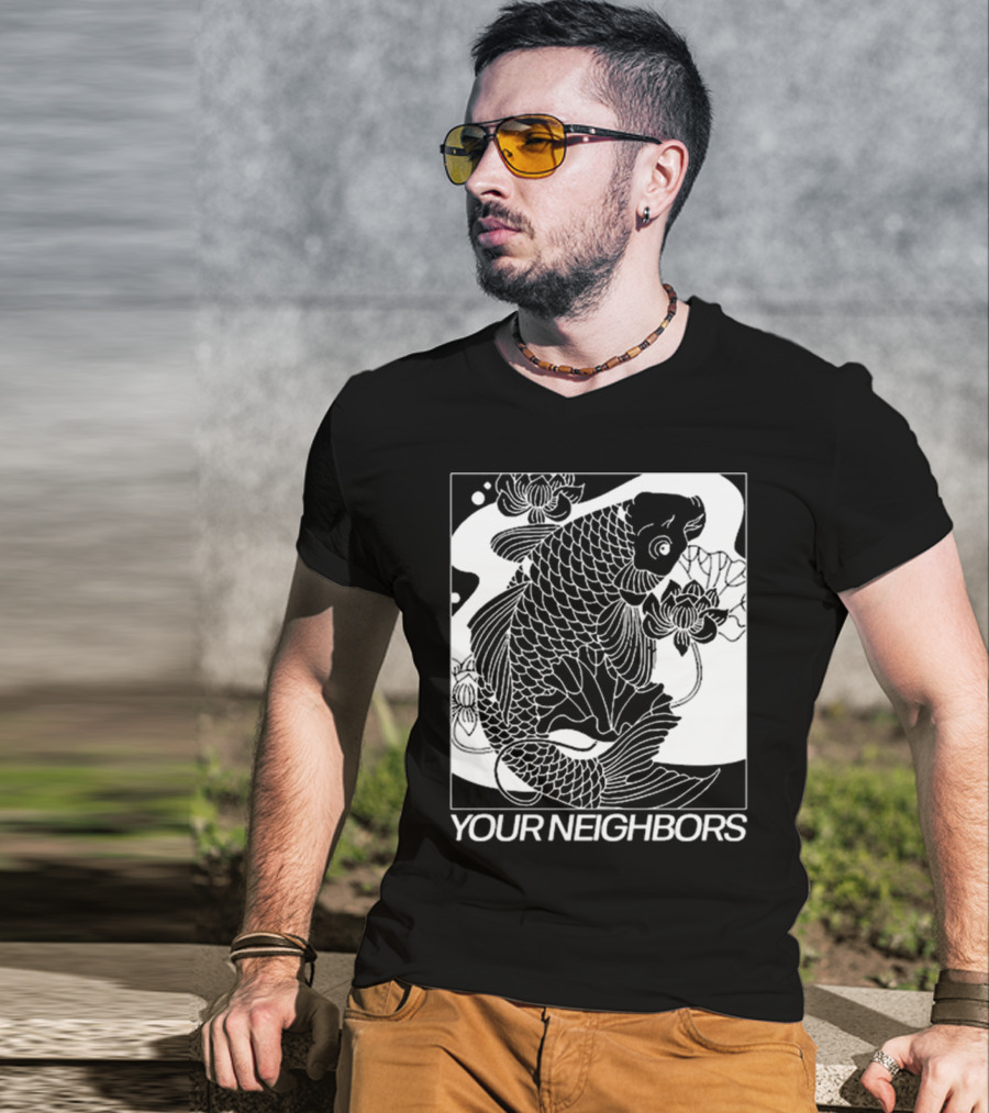 Down Right Your Neighbors Koi T-Shirt