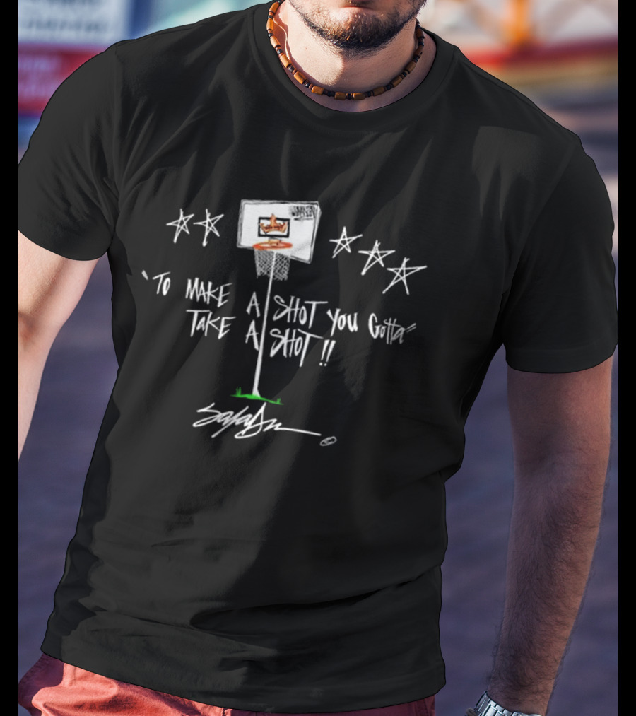 DraftKings X King Saladeen To Make A Shot You Gotta Take A Shot T-Shirt