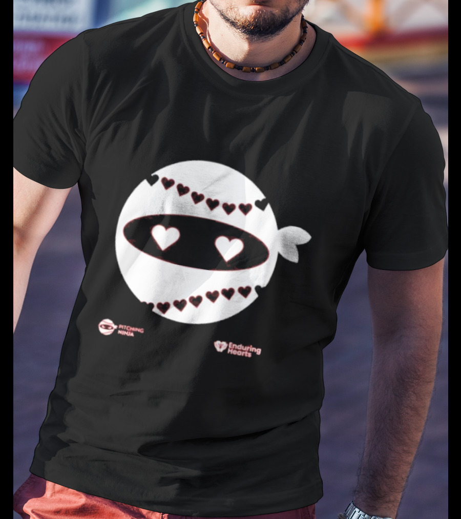 Enduring Hearts Pitching Ninja T-Shirt