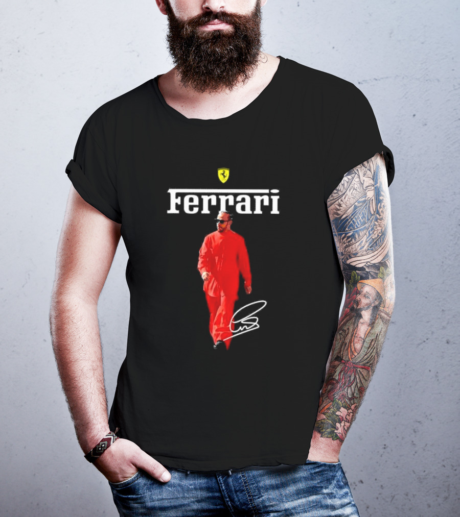 Ferrari Lewis Hamilton Signature T-Shirt