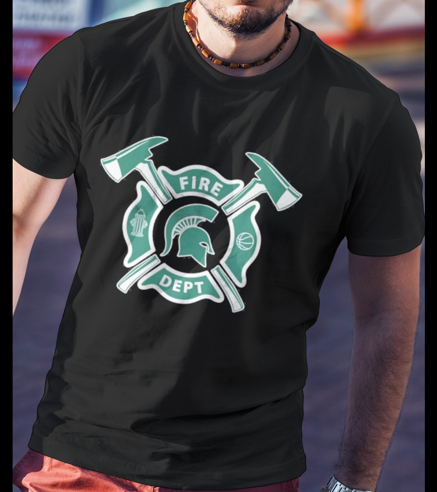 Fire Dept X Michigan State Spartans T-Shirt