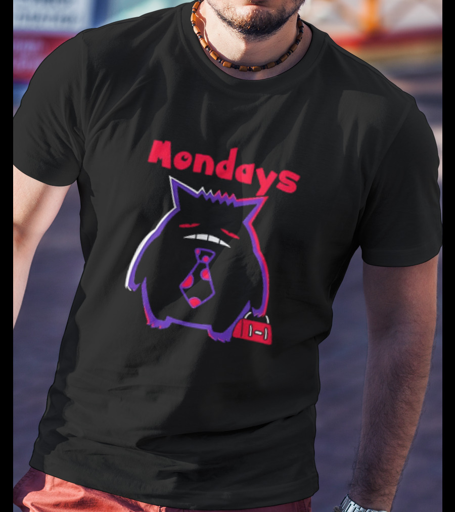 Even Gengar Hates Mondays T-Shirt