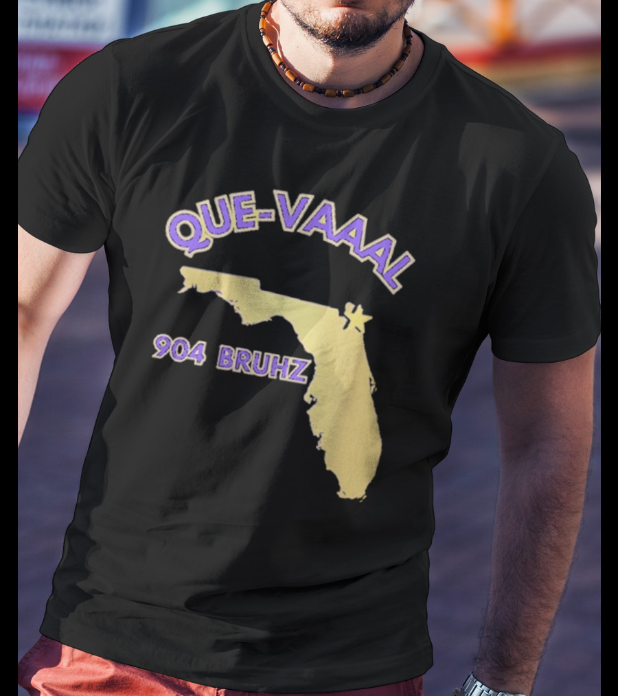 Florida State Map 904 Bruhz Que-Vaaal T-Shirt