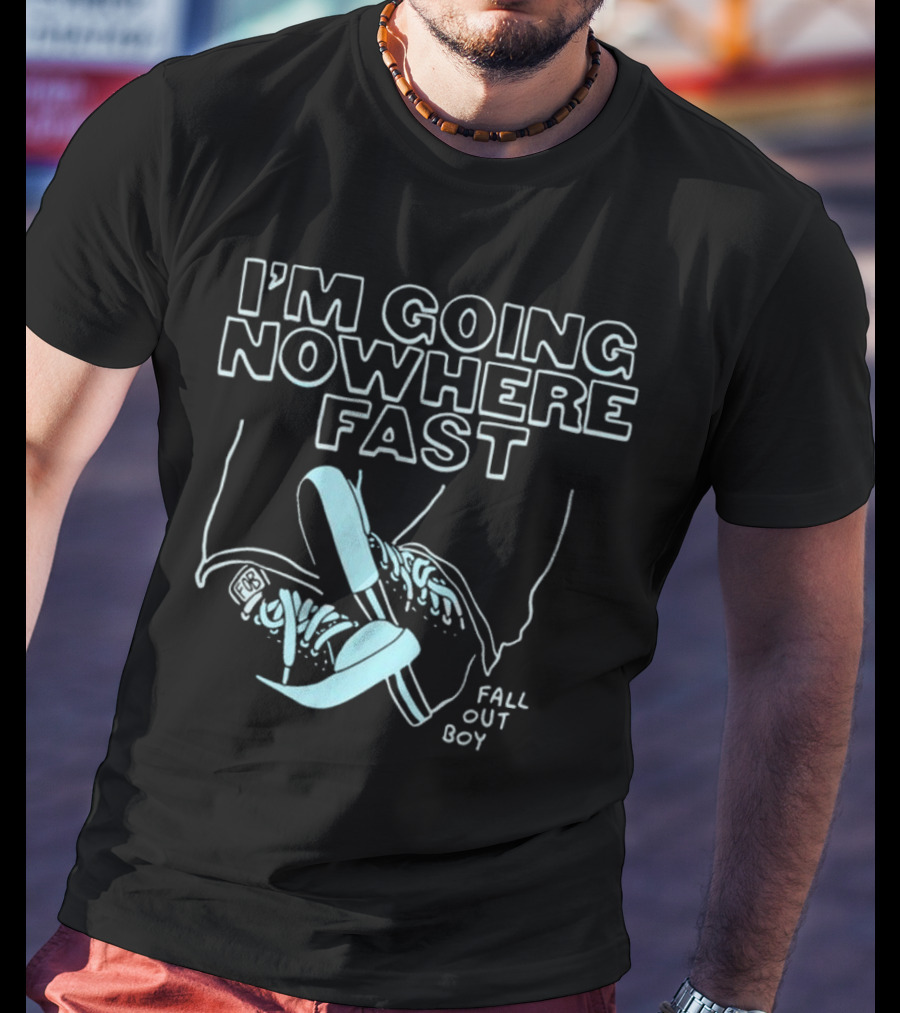 Fall Out Boy Going Nowhere Fast Boyfriend Fit Girls T-Shirt