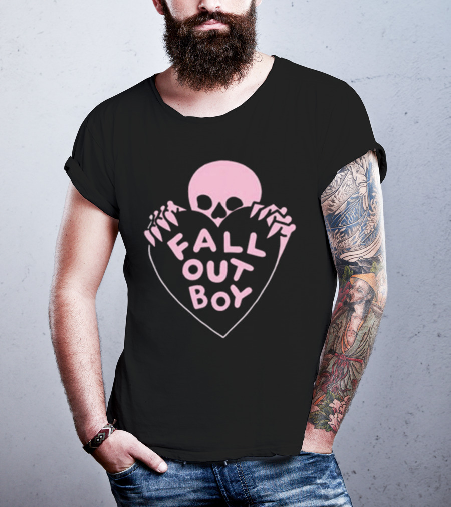 Falloutboy Skeleton Heart T-Shirt